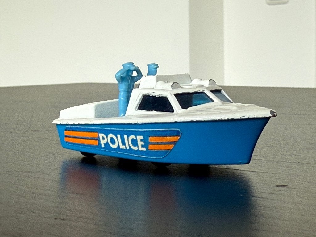 Matchbox Superfast No 52 Police Launch boot, Hobby en Vrije tijd, Ophalen of Verzenden, Auto, Matchbox