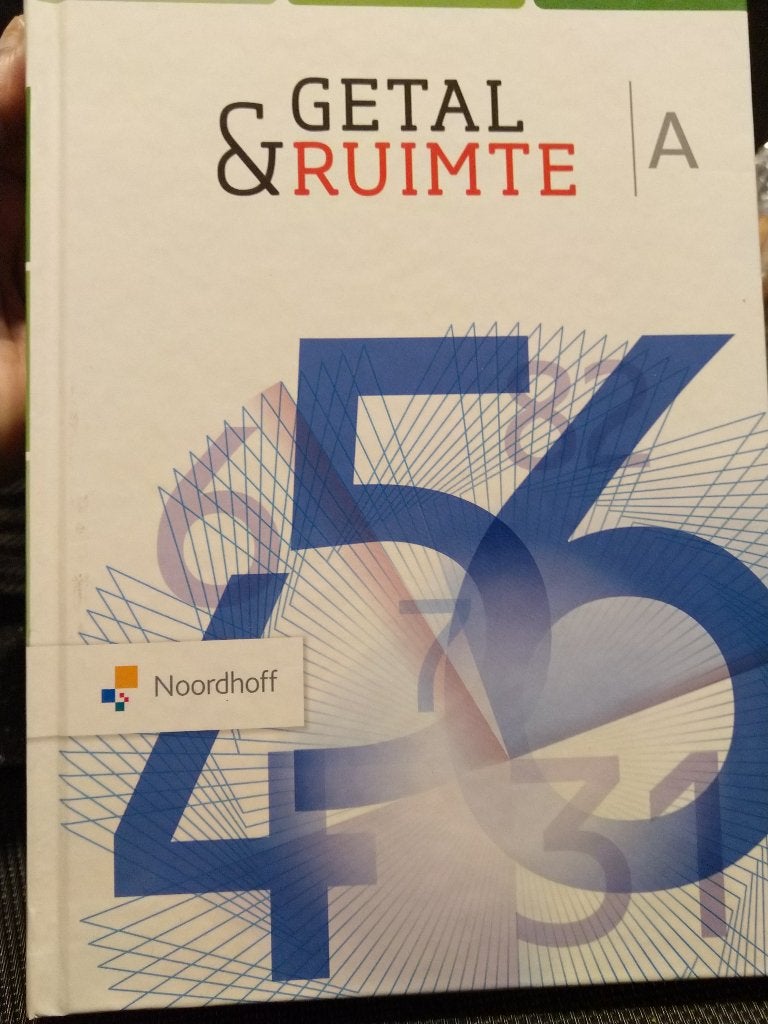 Wiskunde A leerboek vwo getal en ruimte deel 3, Ophalen, Zo goed als nieuw, VWO