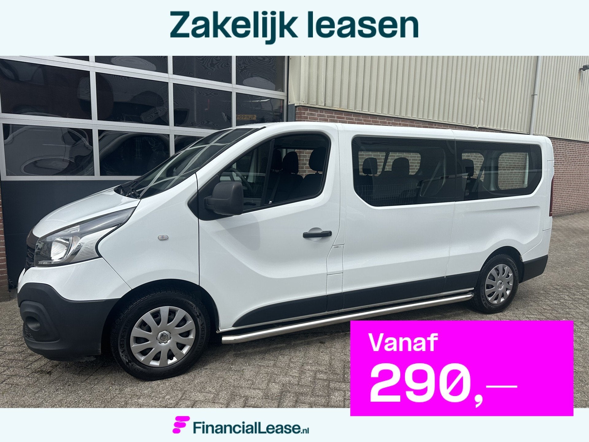 Renault Trafic Passenger 1.6 dCi L2 9 persoons 19.950 incl B, Auto's, Renault, Bedrijf, Lease, Financial lease, Trafic, ABS, Airbags
