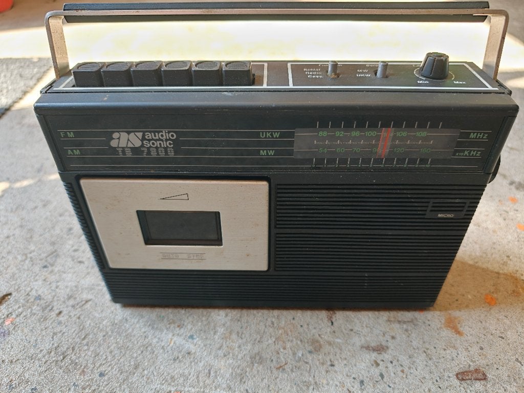 AudioSonic TB 7800 Radio Cassette voor onderdelen, Audio, Tv en Foto, Ophalen of Verzenden