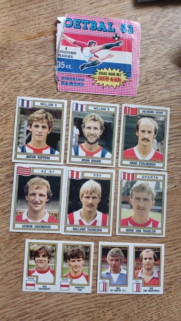 Panini voetbalplaatjes VOETBAL 83, Verzamelen, Ophalen of Verzenden, Zo goed als nieuw, Sport