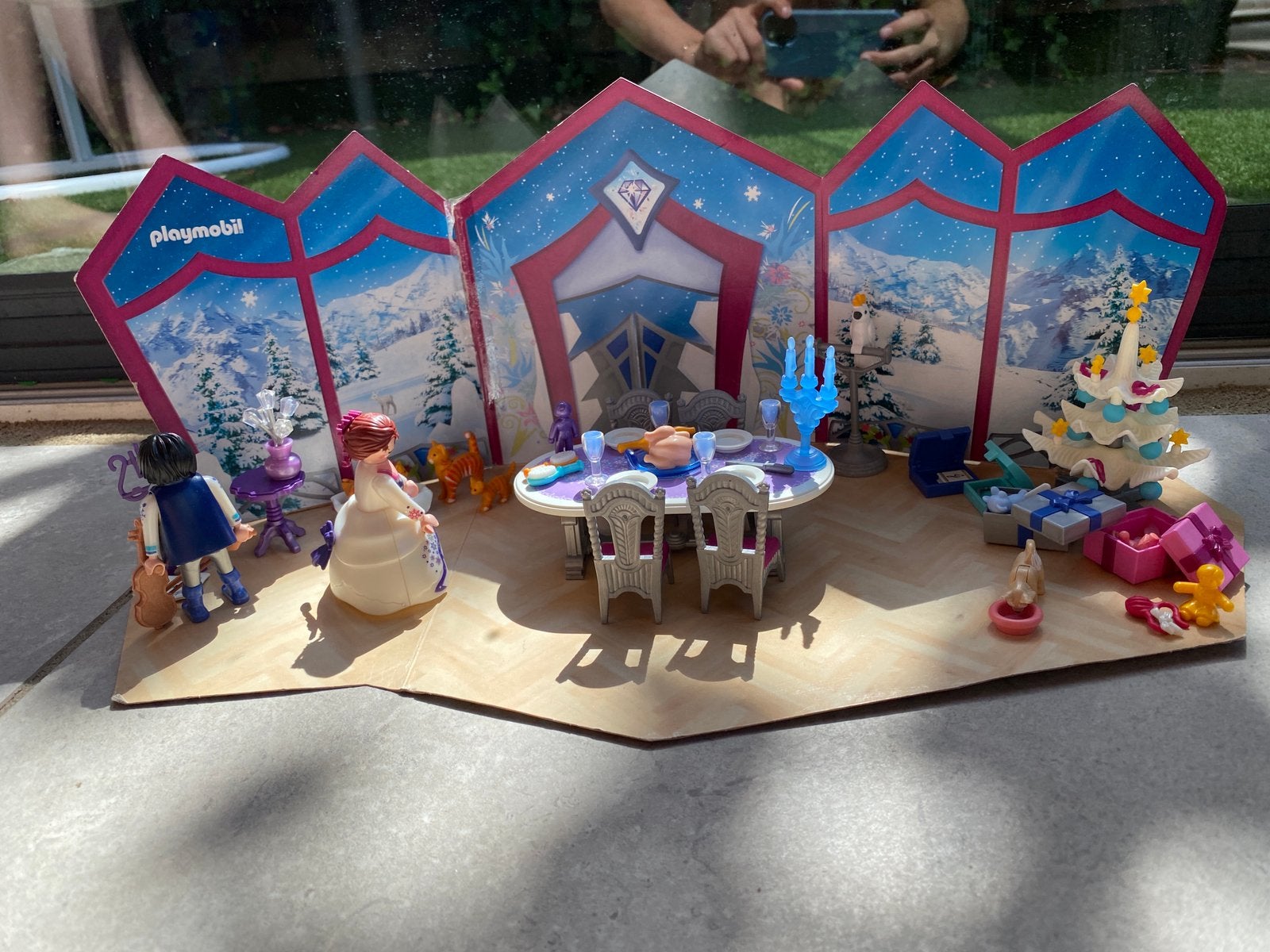 Playmobil kerst adventskalender (9485), Ophalen of Verzenden, Zo goed als nieuw