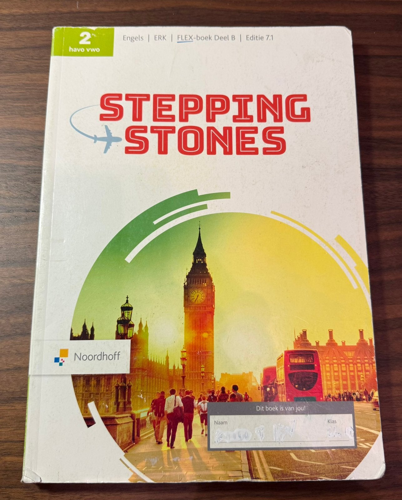 Stepping Stonez Havo Vwo 2 Text/workbook B, Ophalen of Verzenden, Zo goed als nieuw, HAVO, Engels