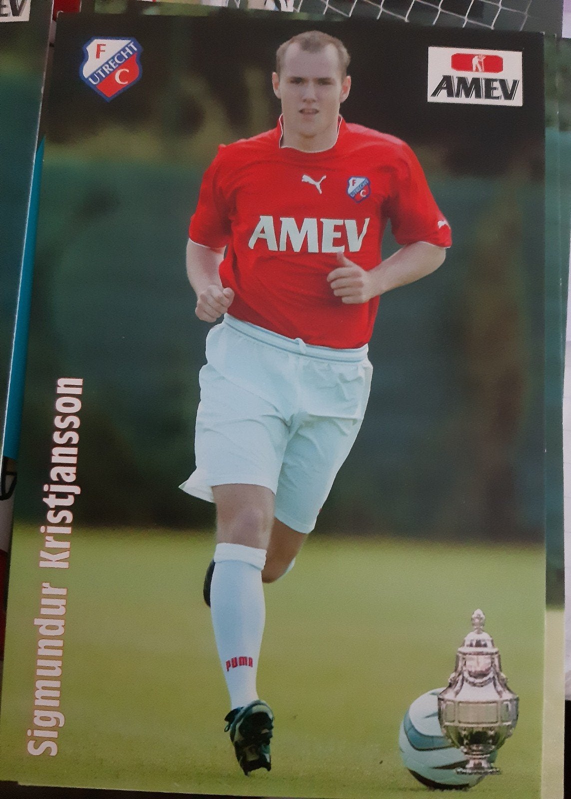 Spelerskaart Sigmundur Kristjansson, Ophalen of Verzenden, Nieuw, F.C. Utrecht, Spelerskaart