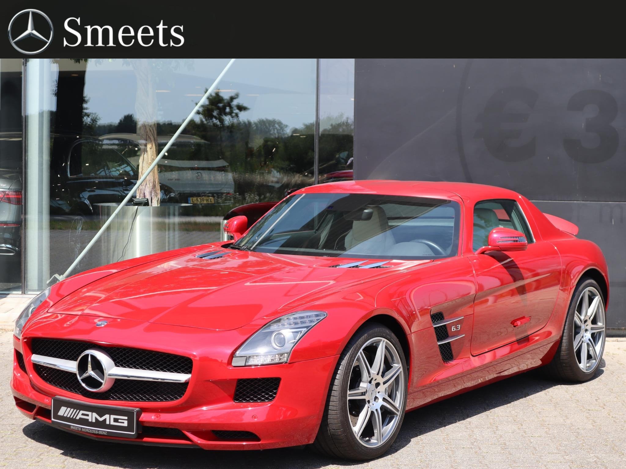 Mercedes-Benz SLS Coupé 6.3 AMG, Auto's, Gebruikt, 1595 kg, Origineel Nederlands, Bedrijf