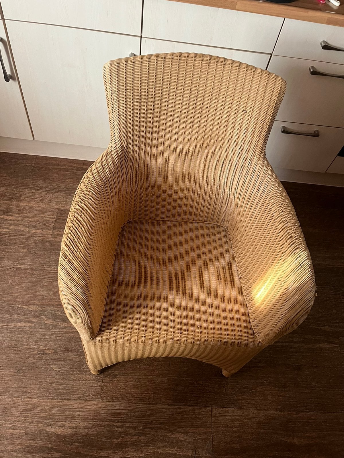 Rieten stoelen, Huis en Inrichting, Fauteuils, Ophalen, Zo goed als nieuw, Minder dan 75 cm, 50 tot 75 cm