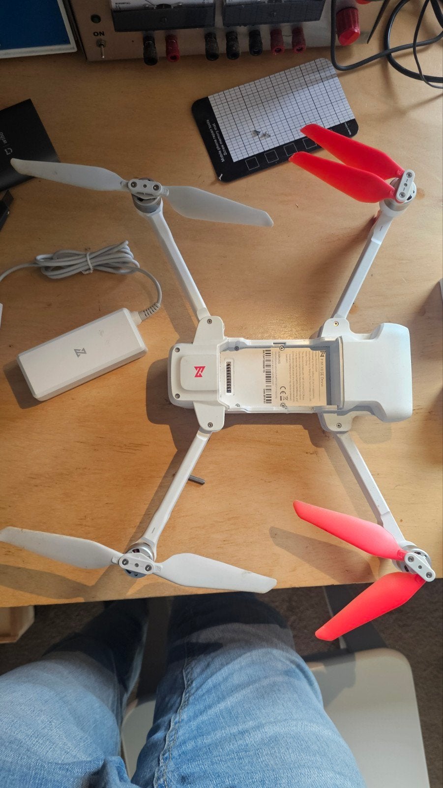 FIMI X8 SE Drone met 3 accu's en accessoires, 250 tot 900 gram, Gebruikt, 30 tot 45 minuten, Cameradrone