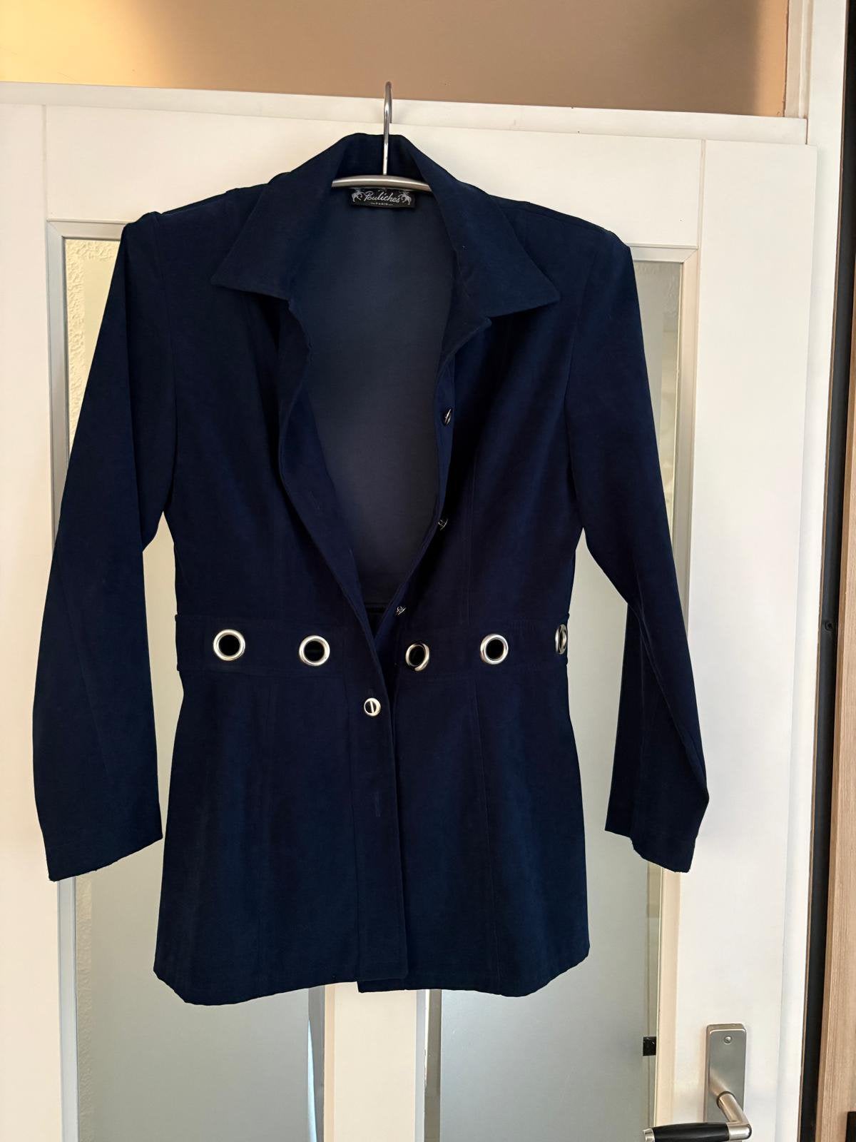 Koopje ! Prachtige blauwe kwaliteitsjas (M). 1x gedragen !, Ophalen of Verzenden, Zo goed als nieuw, Maat 38/40 (M), Blauw