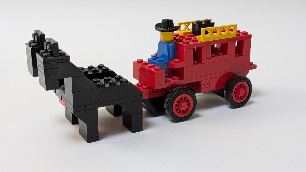 LEGO 697 Stagecoach/ Postkoets (1976), Gebruikt, Lego, Ophalen of Verzenden, Compleet