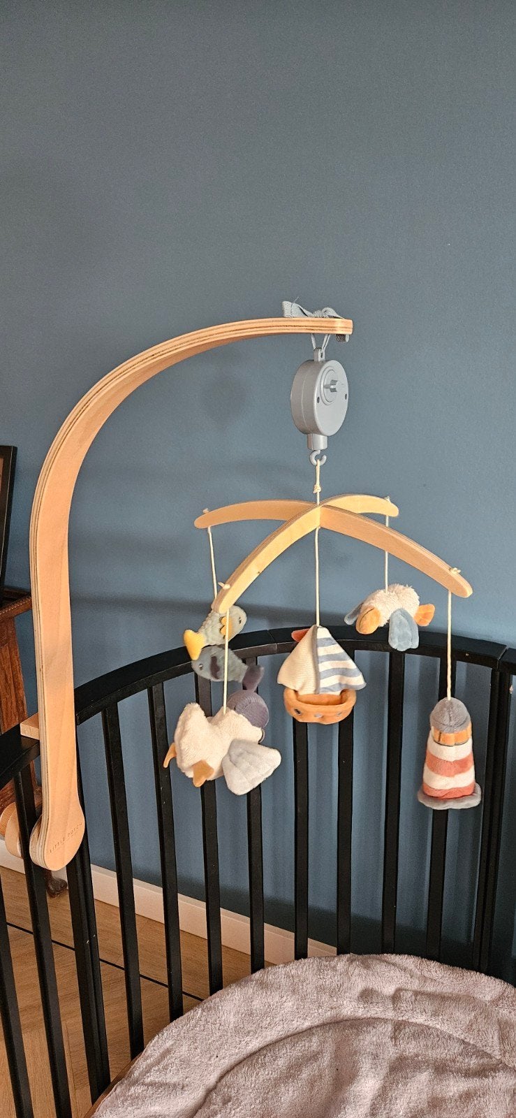 Little Dutch Boxmobiel Sailors Bay, Kinderen en Baby's, Ophalen, Zo goed als nieuw, Mobiel, Met geluid