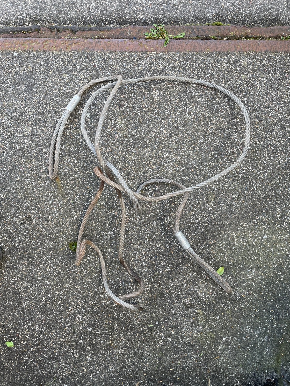 OERSTERKE SLEEPKABEL / STAALKABEL, LENGTE 500cm, DIA 15mm, Ophalen, Zo goed als nieuw