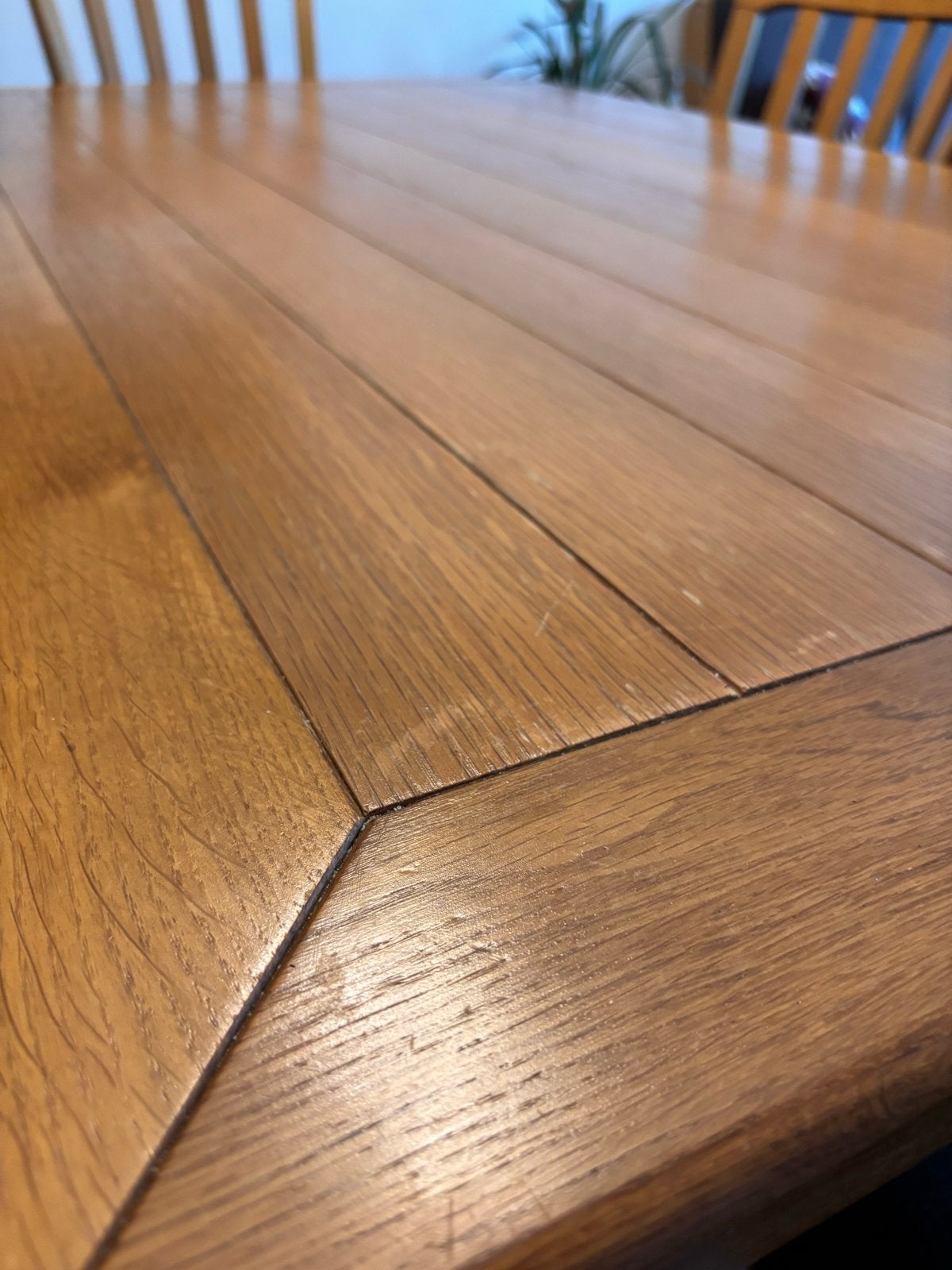 Handgemaakte eettafel hout - uitschuifbaar, Ophalen, 200 cm of meer, 50 tot 100 cm, Zo goed als nieuw