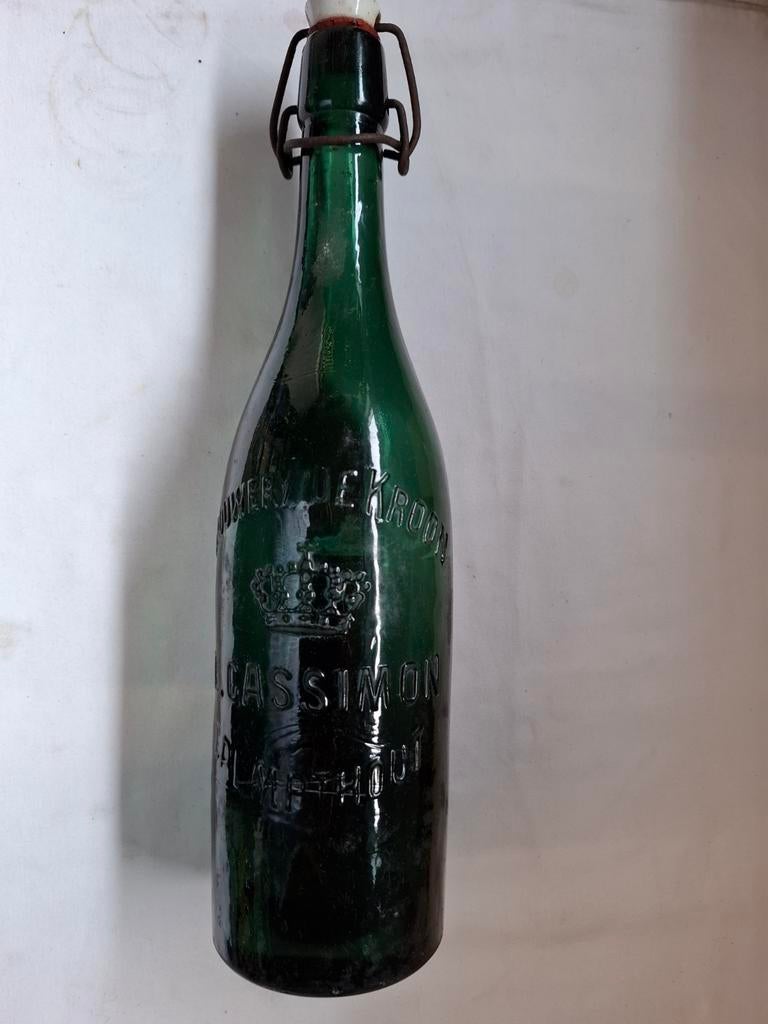 Beugelfles van Brouwerij de Kroon uit Calmpthout België, Verzamelen, Biermerken, Ophalen of Verzenden, Gebruikt, Flesje(s), Overige merken