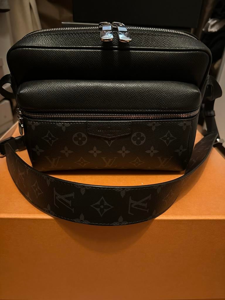Louis Vuitton Messenger Bag, Ophalen of Verzenden, Zo goed als nieuw, Zwart
