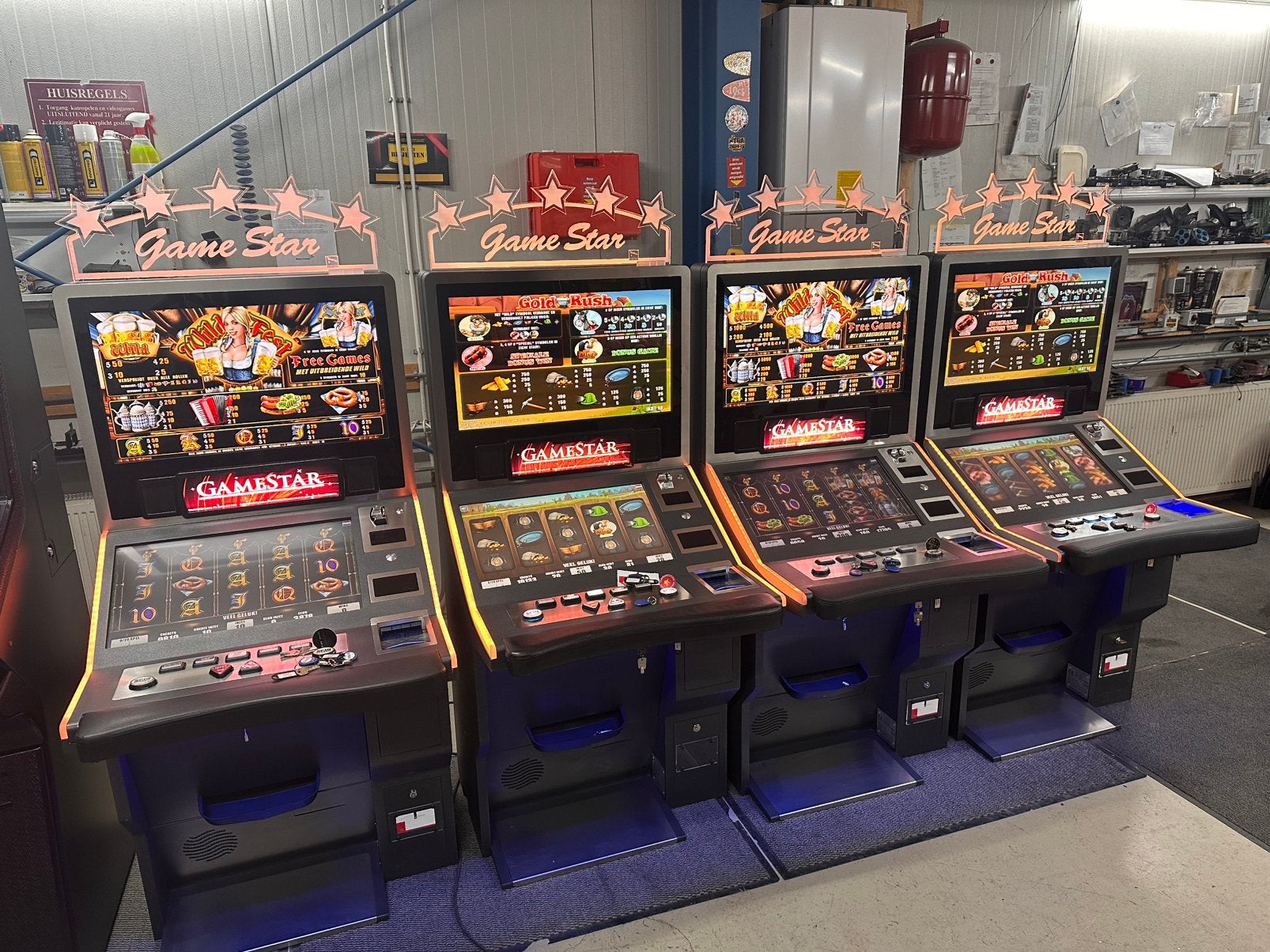 Gamestar sitdoun speelautomaat