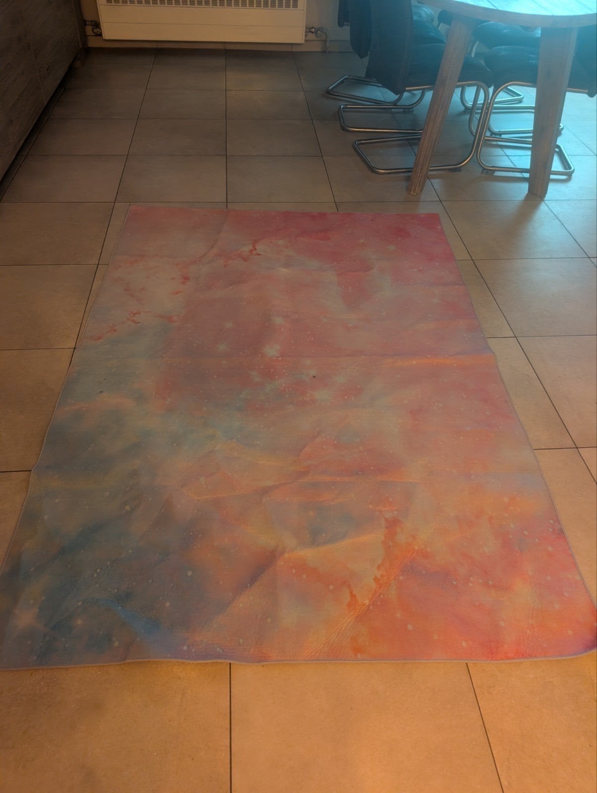 Vloerkleed Kinderkamer Pastelkleuren, 100 tot 150 cm, 200 cm of meer, Ophalen of Verzenden, Zo goed als nieuw