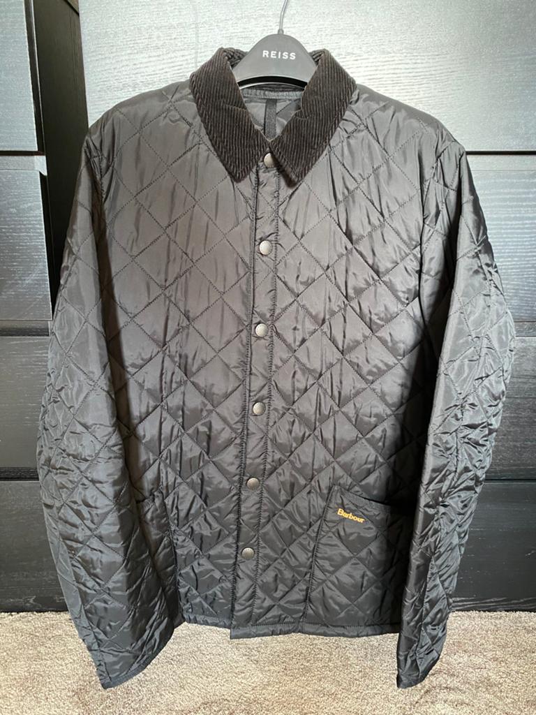 Barbour | Heritage Liddesdale | maat L, Verzenden, Zo goed als nieuw, Maat 52/54 (L), Zwart