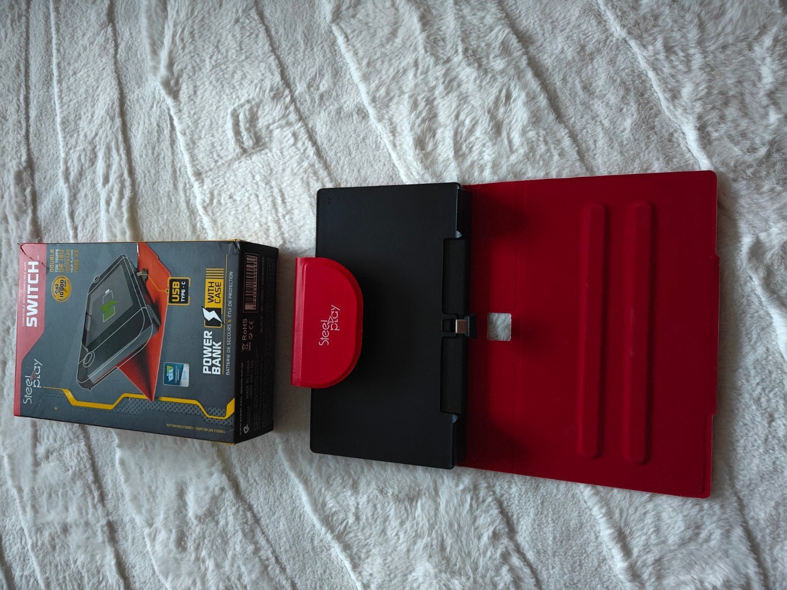 Steel play Nintendo switch powerbank with case, ., 1 speler, Ophalen of Verzenden, Zo goed als nieuw