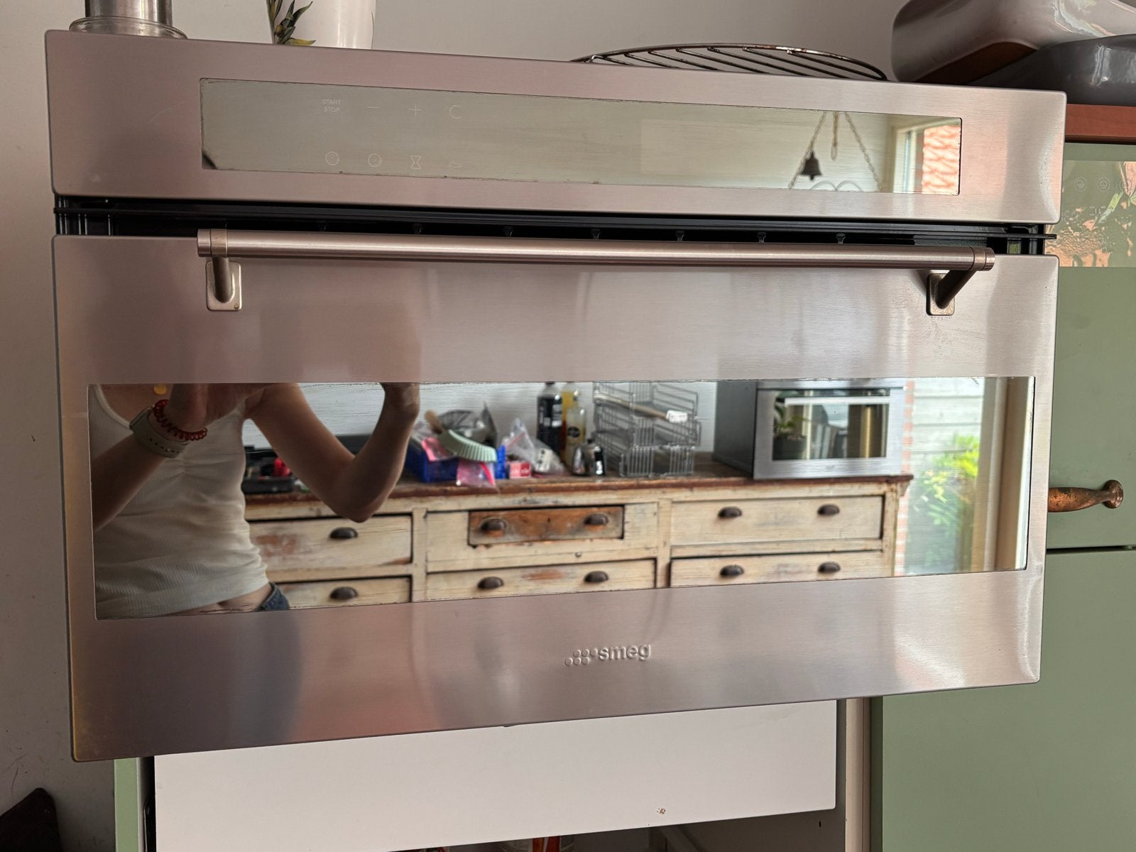 Smeg Stoomoven - Inbouw - RVS, Ophalen, Gebruikt, Smeg, Stoom
