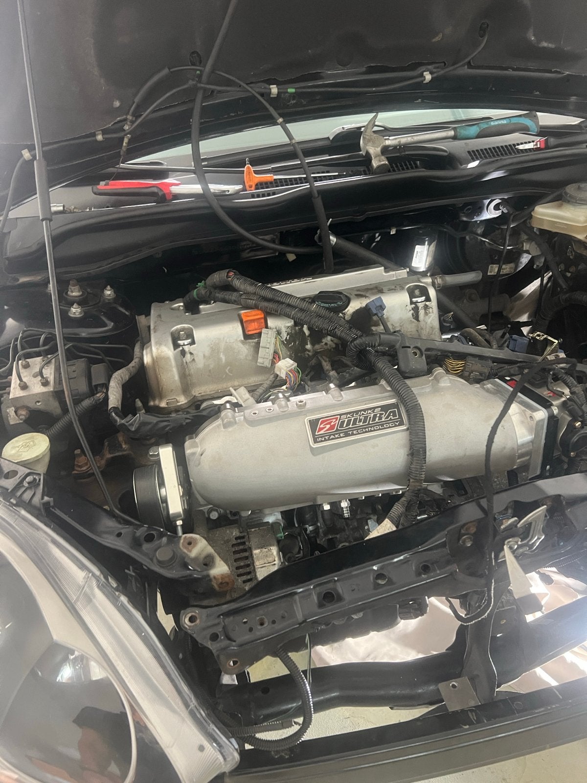 Skunk2 Ultra Race Inlaatspruitstuk + Gasklep (K20/K24), Auto-onderdelen, Motor en Toebehoren, Ophalen, Gebruikt, Honda