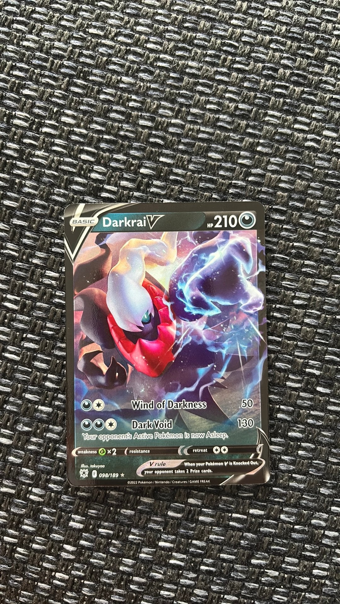 Darkrai V 098/189 Astral Radiance, Verzenden, Nieuw, Losse kaart