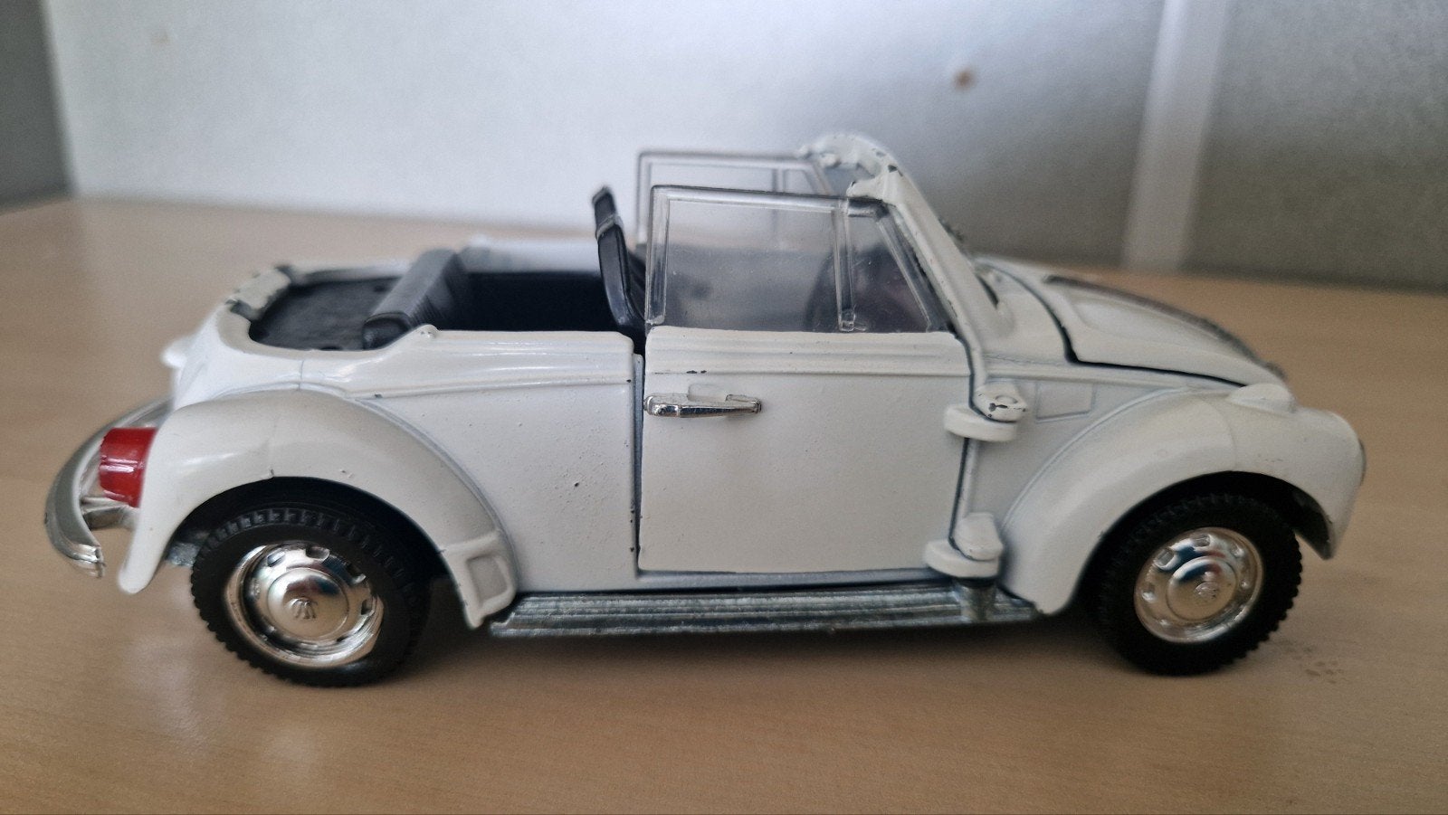 Volkswagen Kever Cabriolet Modelauto - Wit, Overige merken, Gebruikt, Auto, 1:32 tot 1:50