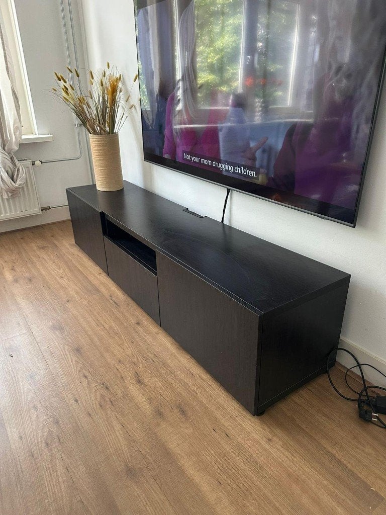 Ikea Besta meubel 180cm breed, Huis en Inrichting, Kasten | Televisiemeubels, Ophalen, 150 tot 200 cm, Zo goed als nieuw, Minder dan 100 cm