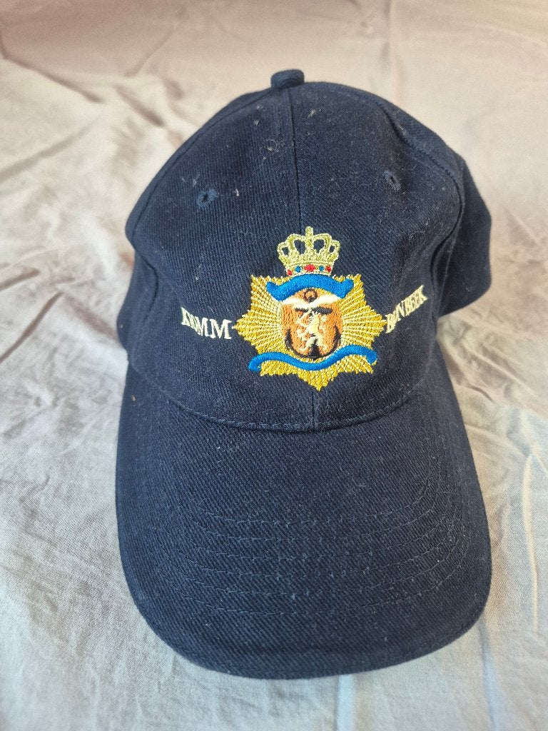 Vintage veteranen militaire pet blauw, Ophalen of Verzenden, Overige soorten, Nederland, Overige typen
