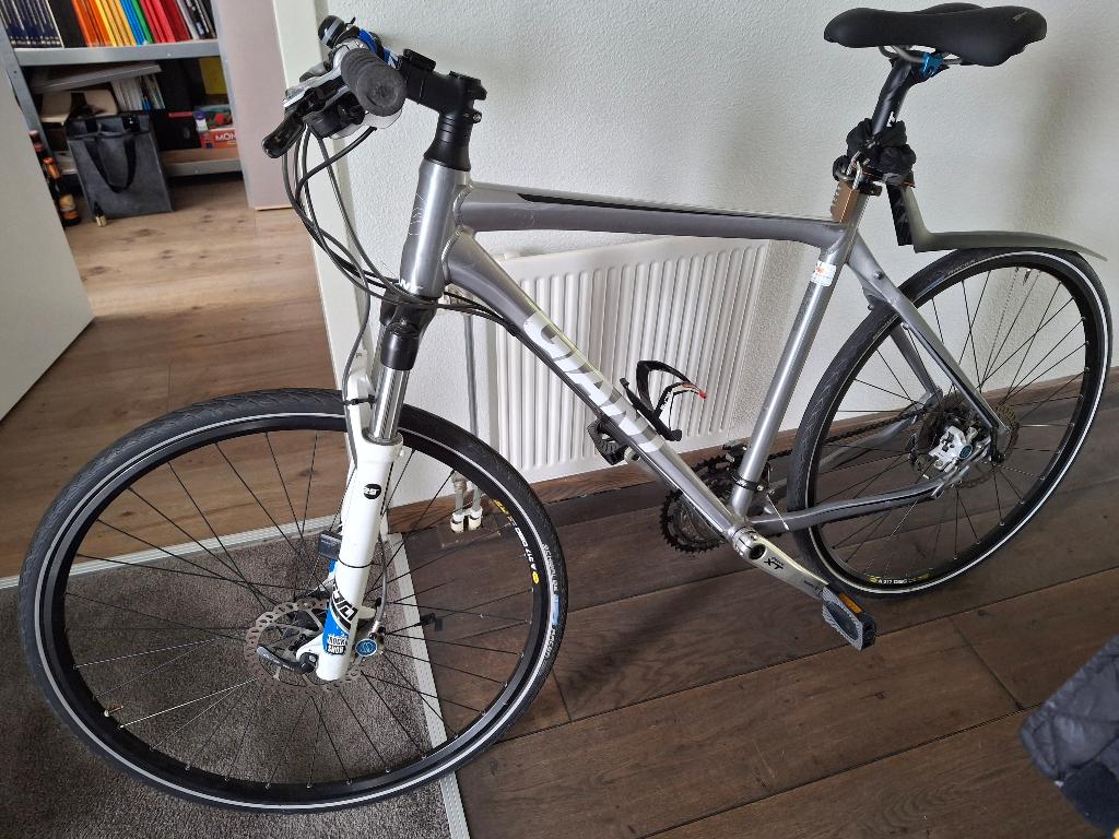 Fiets, Fietsen en Brommers, Elektrische fietsen, Ophalen, Gebruikt, Giant, 55 tot 59 cm