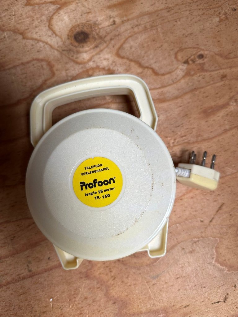 Profoon Telefoon Verlengkabel Haspel 15 meter TK-150, Ophalen, Gebruikt, Kabel of Snoer