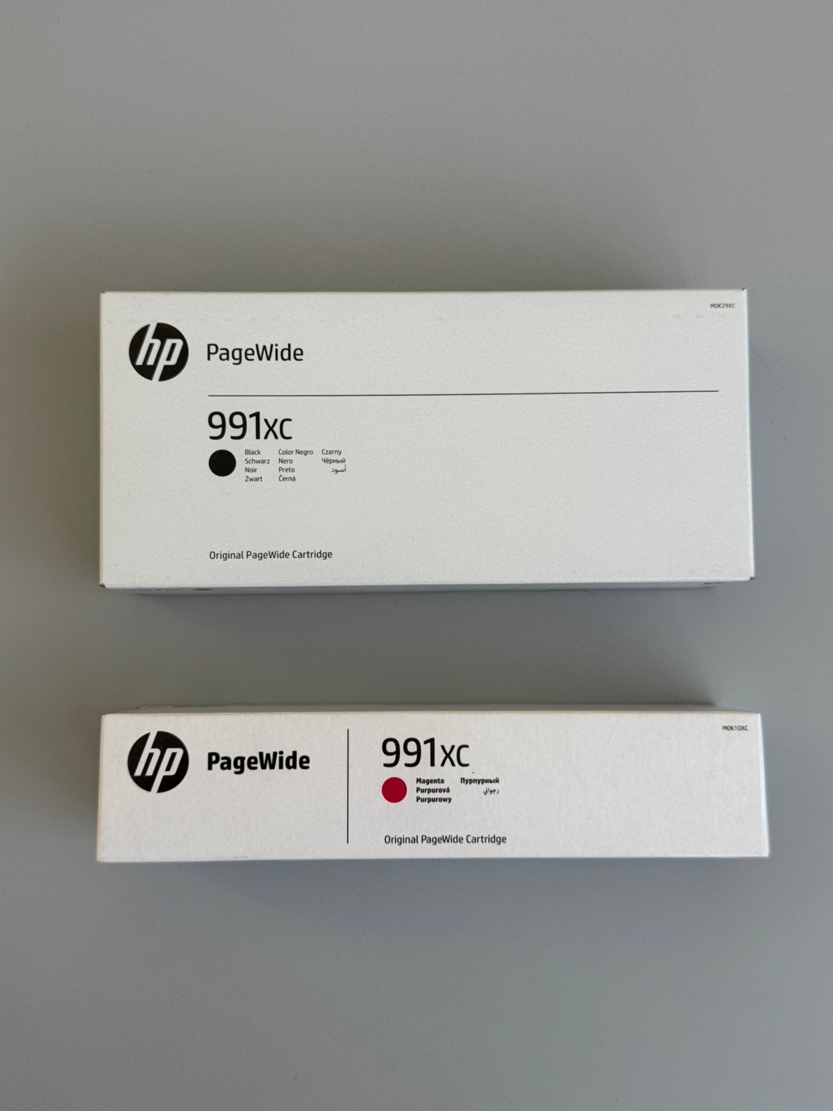 2x CARTRIDGE ORIGINEEL / HP Pagewide / ZWART+MAGENTA / NIEUW, Computers en Software, Ophalen of Verzenden, Nieuw, Toner