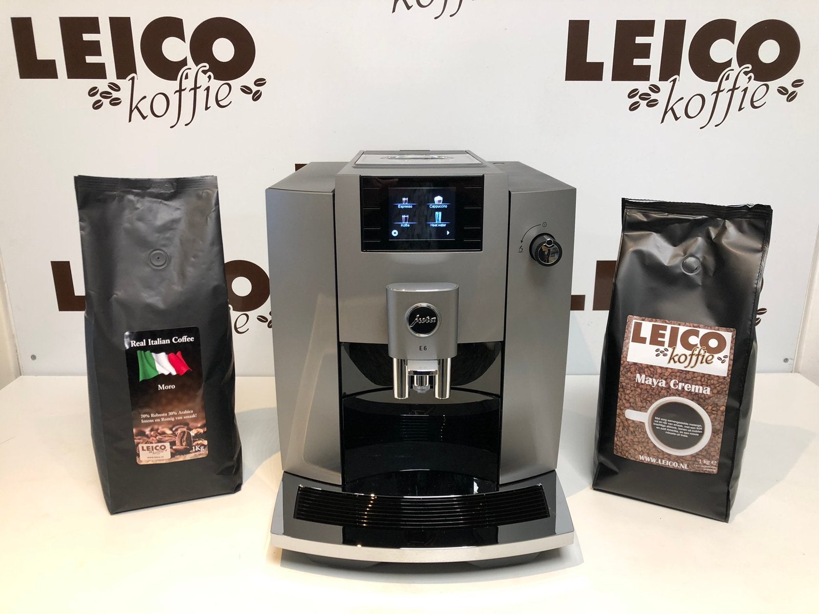 Jura E 6 EC Dark Inox refurbished, Witgoed en Apparatuur, Koffiezetapparaten, 4 tot 10 kopjes, Afneembaar waterreservoir, Koffiemachine