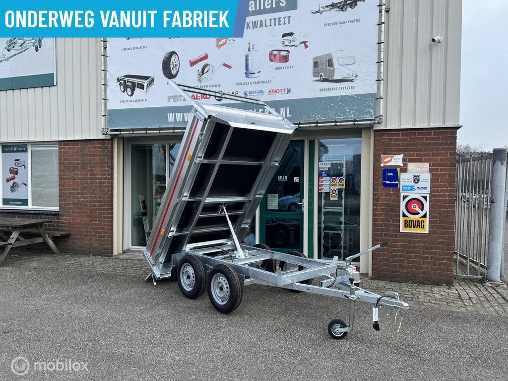 Kipper 300x150 handmatig 2x750kg ook enkelas mogelijk, Nieuw
