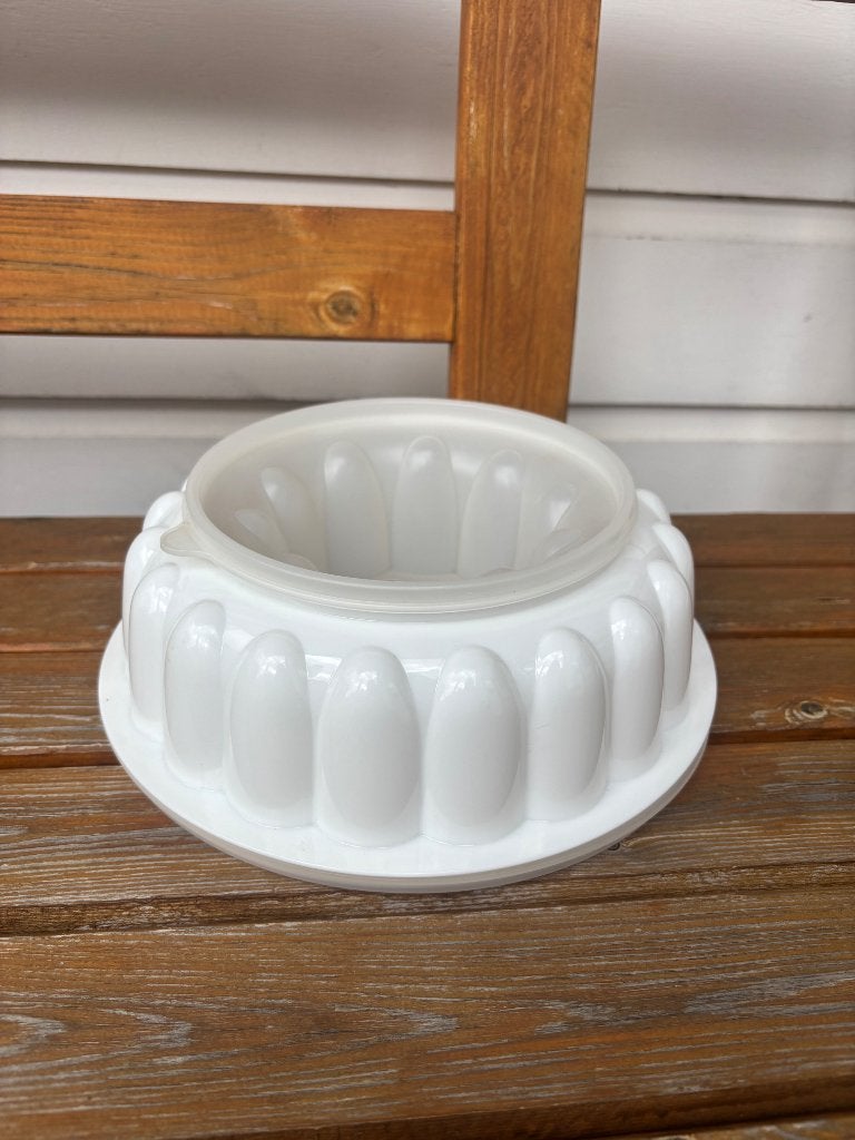 Vintage Tupperware gastronoom rijstrand tulband puddingvorm, Ophalen of Verzenden, Zo goed als nieuw, Overige typen