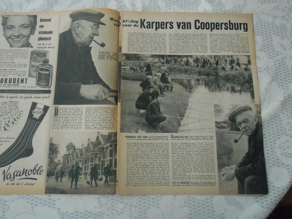 Akkrum. Karpers van Coopersburg. 1961., Ophalen of Verzenden, 1960 tot 1980, Nederland, Knipsel(s)