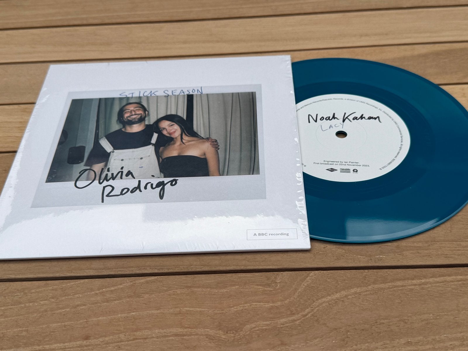 Olivia Rodrigo & Noah Kahan - Stick Season Teal Marbled Viny