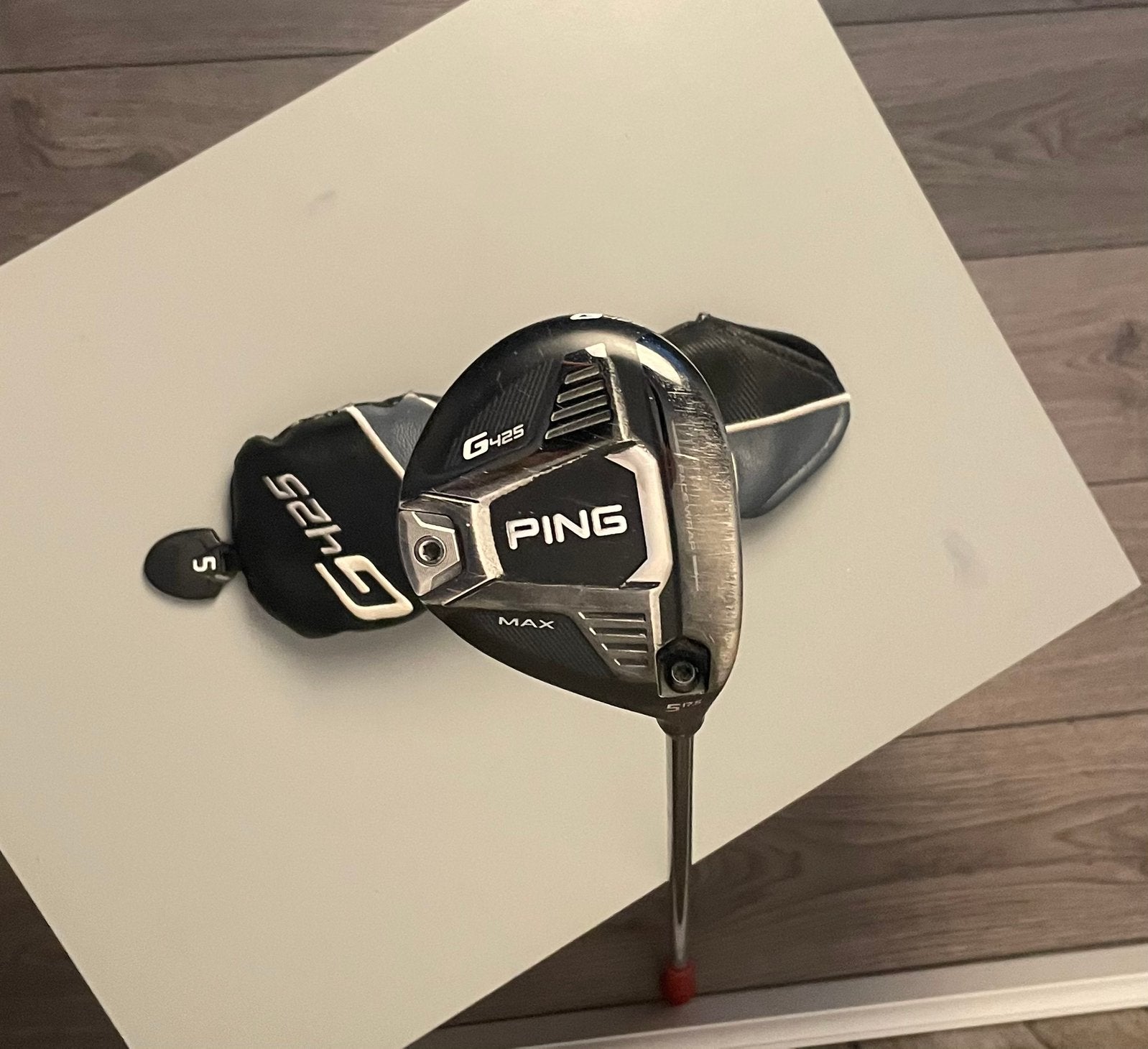 Ping G425 Max 5 Wood | Stiff | mooie staat | Incl. headcover, Ophalen of Verzenden, Zo goed als nieuw, Club, Ping