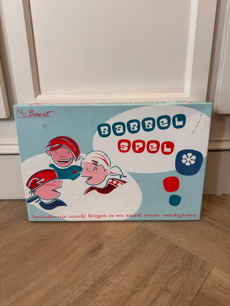Babbel Spel - Sociaal Vaardigheden Spel van Baert, Drie of vier spelers, Ophalen, Gebruikt