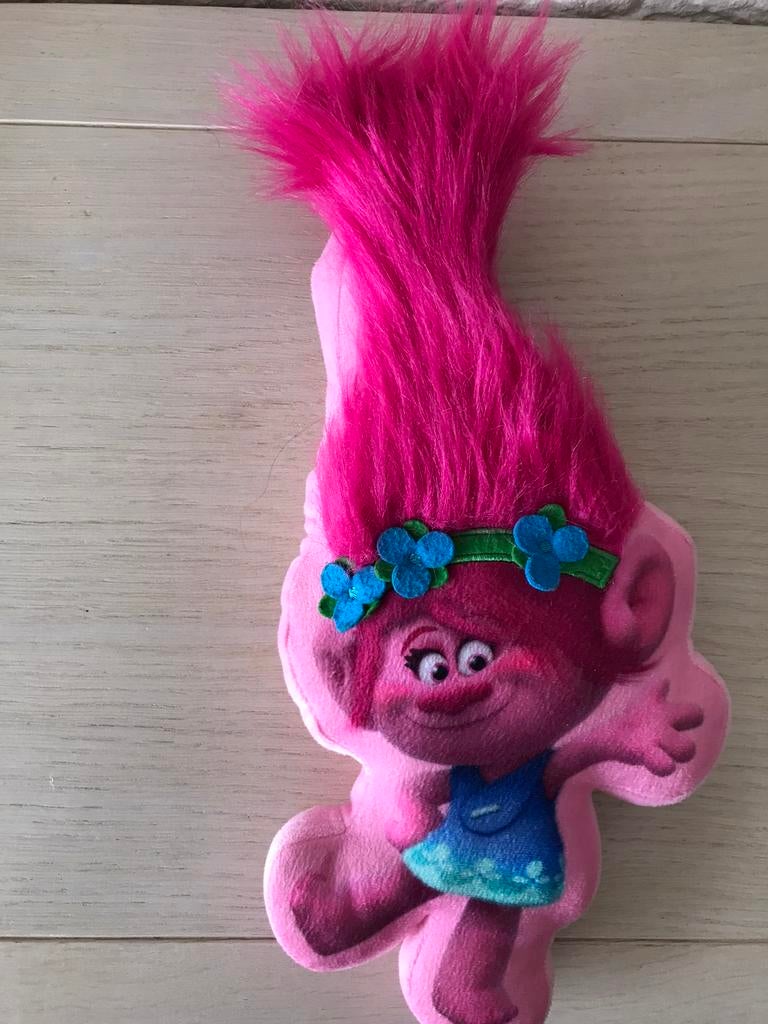 Roze TROL KUSSEN …, Ophalen, Zo goed als nieuw, Kleed of Kussen