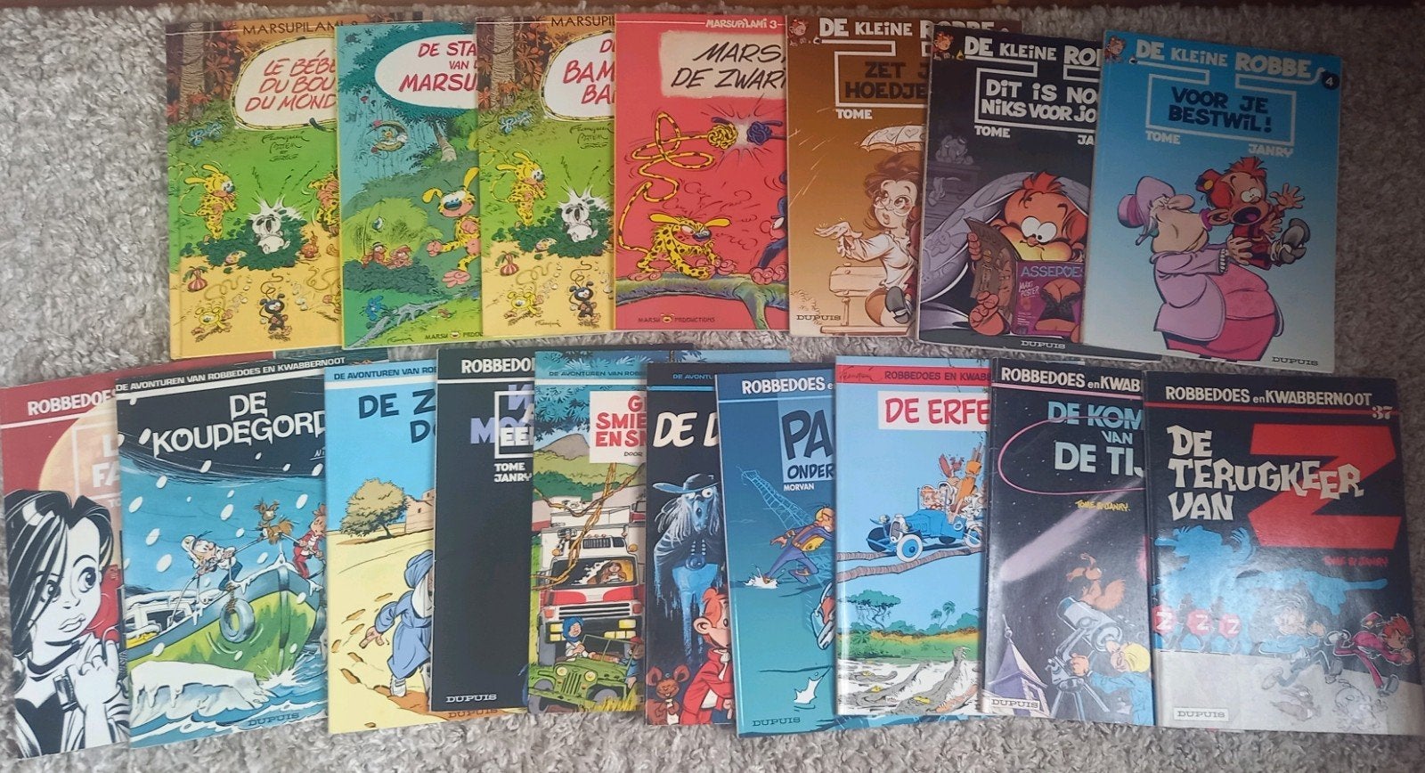 Robbedoes en kwabbernoot, Marsupilami, Eén comic, Ophalen of Verzenden, Zo goed als nieuw, Europa