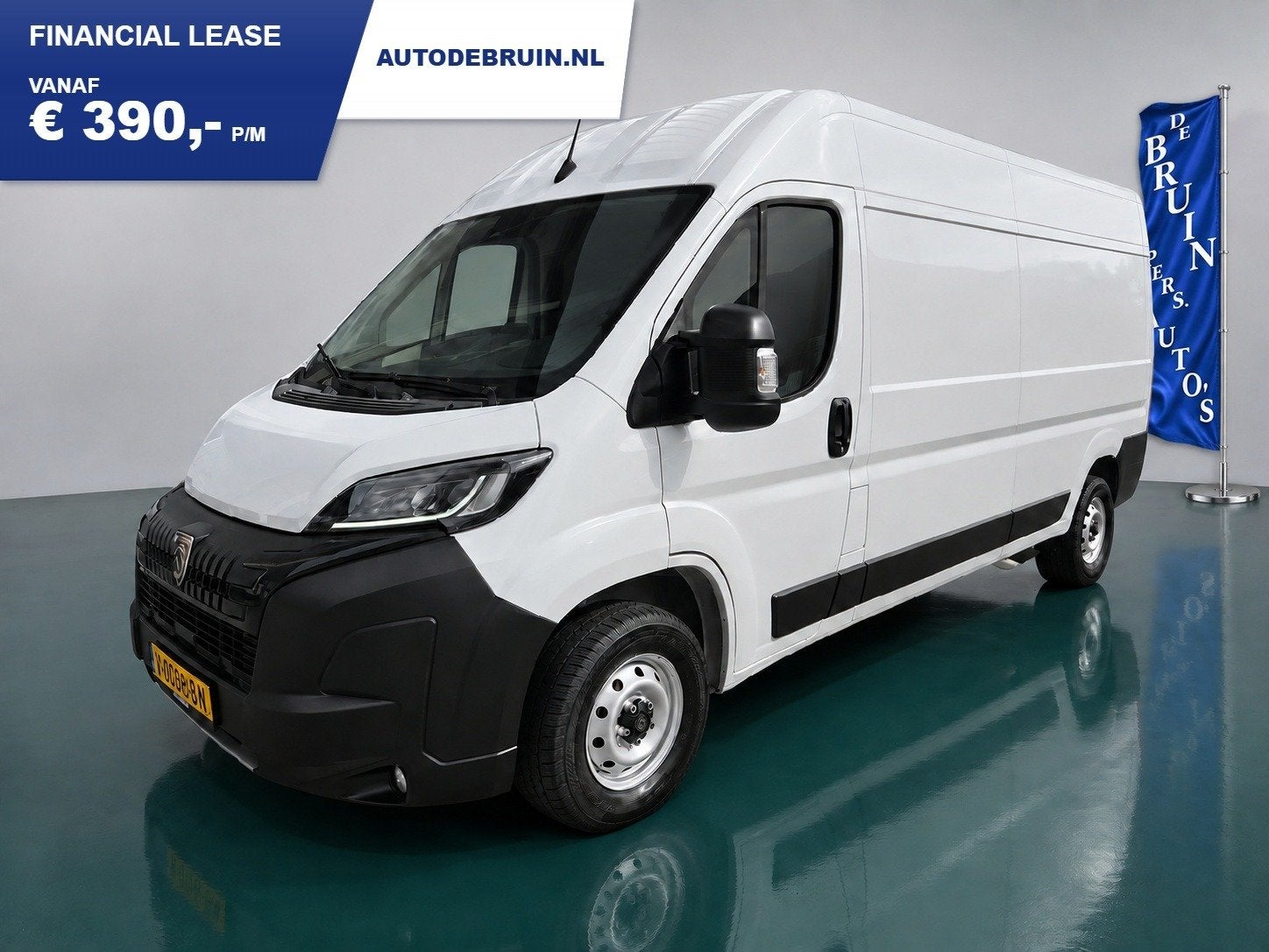 Peugeot Boxer NIEUW MODEL 2.2 BlueHDi 140 Pk L3H2 ECC Airco, Auto's, Stof, Gebruikt, 4 cilinders, 2500 kg