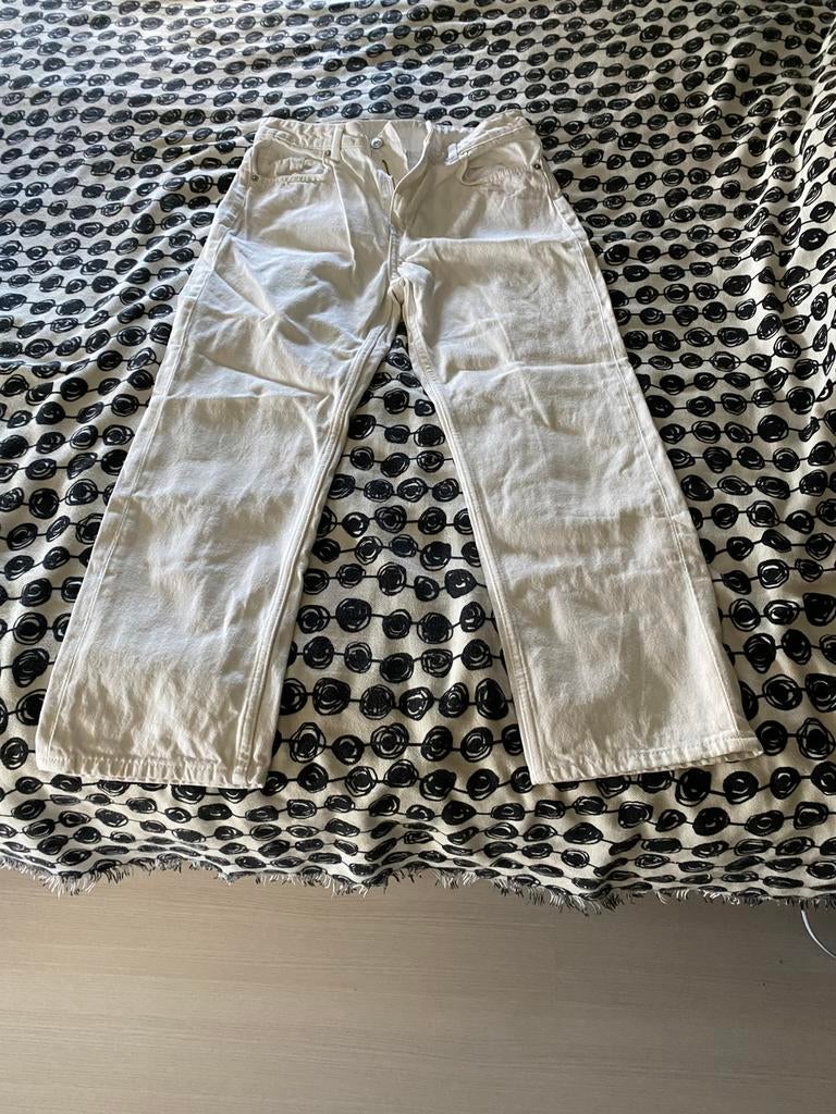 Witte spijkerbroek van H&M maat 38, Kleding | Dames, Ophalen of Verzenden, Zo goed als nieuw, Wit, W30 - W32 (confectie 38/40)