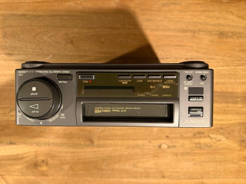 Sony EV-C500E Hi8 / Video8 videorecorder + afstandsbediening, Audio, Tv en Foto, Ophalen of Verzenden, Gebruikt, Overige typen