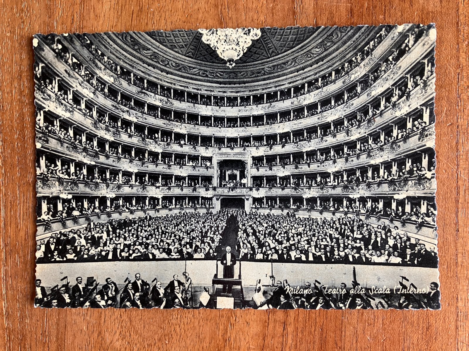 La Scala Milano - Milaan (Interieur), Ophalen of Verzenden, 1940 tot 1960, Ongelopen, Italië