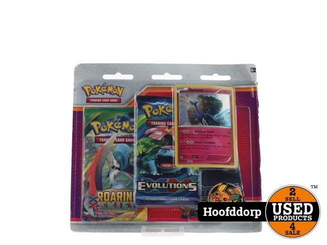 TCG Roaring Skies/Evolutions/Steam siege 3 Pack Blister, Nintendo, Zo goed als nieuw, Support@nintendo.com, 11-1 Hokotate-cho, Kamitoba, Minami-ku
Kyoto 601-8501
Japan