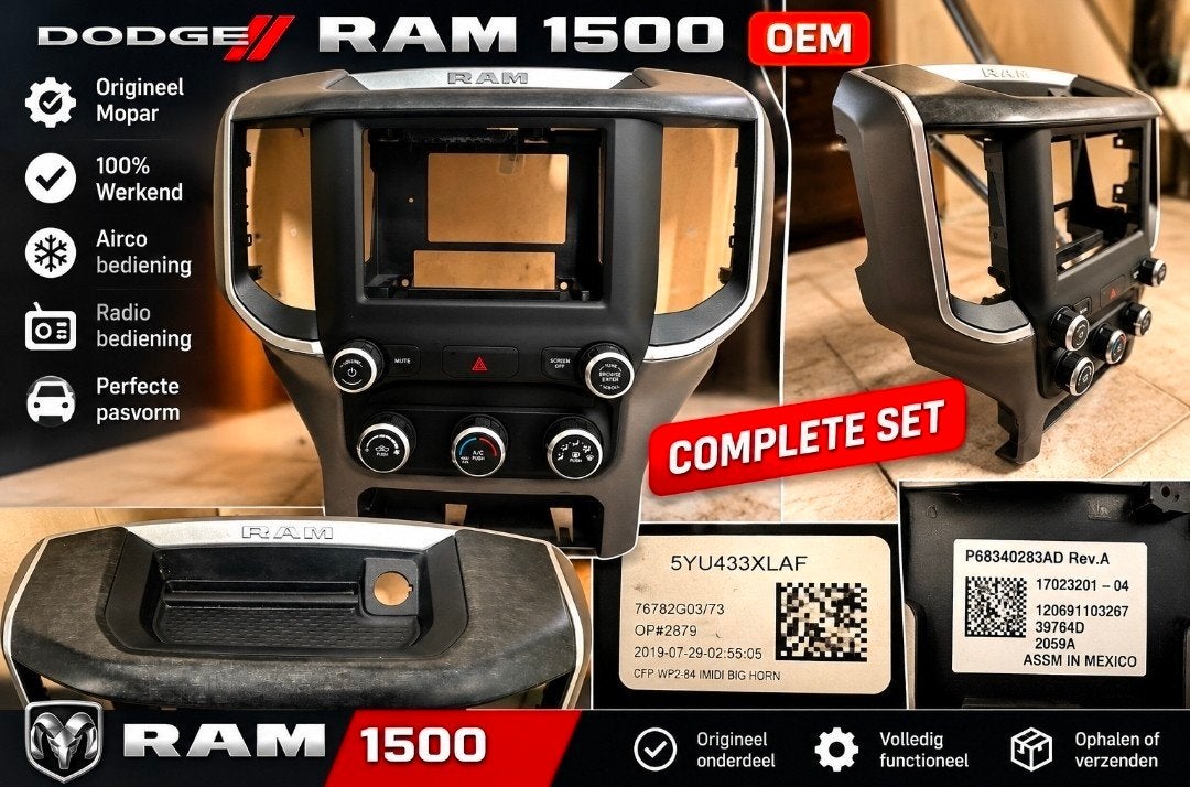 Dodge RAM 1500 2020 OEM Middenconsole Dashboard Compleet, Ophalen of Verzenden, Gebruikt, Dodge