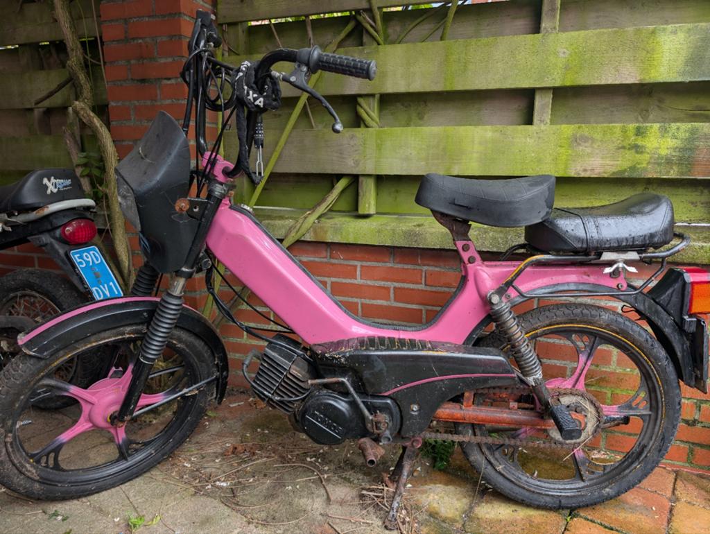 Roze Tomos brommer - opknapper, Ophalen, Gebruikt, Overige modellen