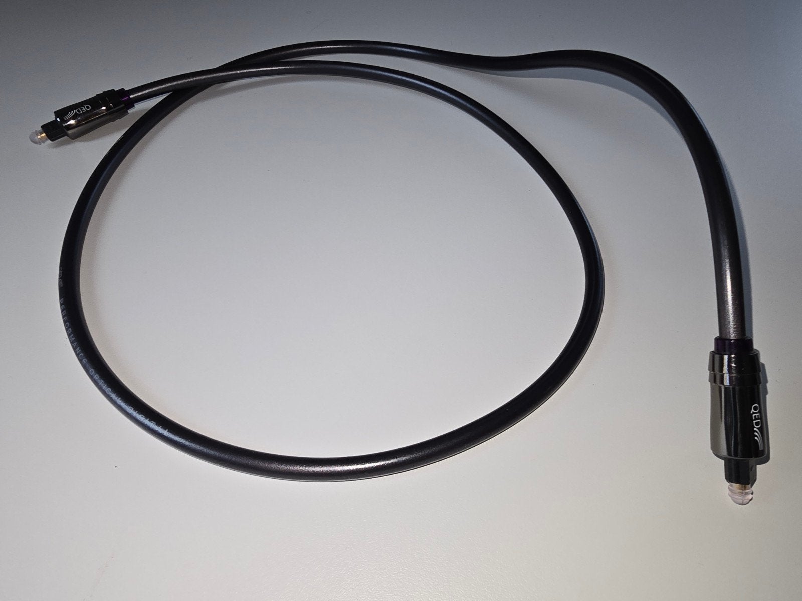 QED Performance Optical 1m., Ophalen of Verzenden, Zo goed als nieuw, Minder dan 2 meter, Optische kabel