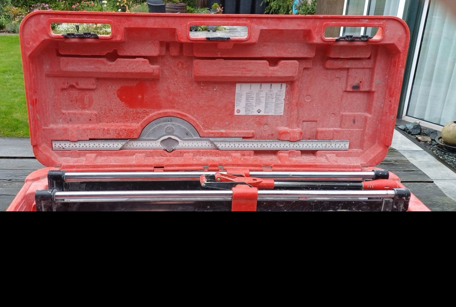 Rubi TX-700-N tegelsnijder voor grote tegels, Ophalen, 60 cm of meer, 10 m² of meer, Vloertegels