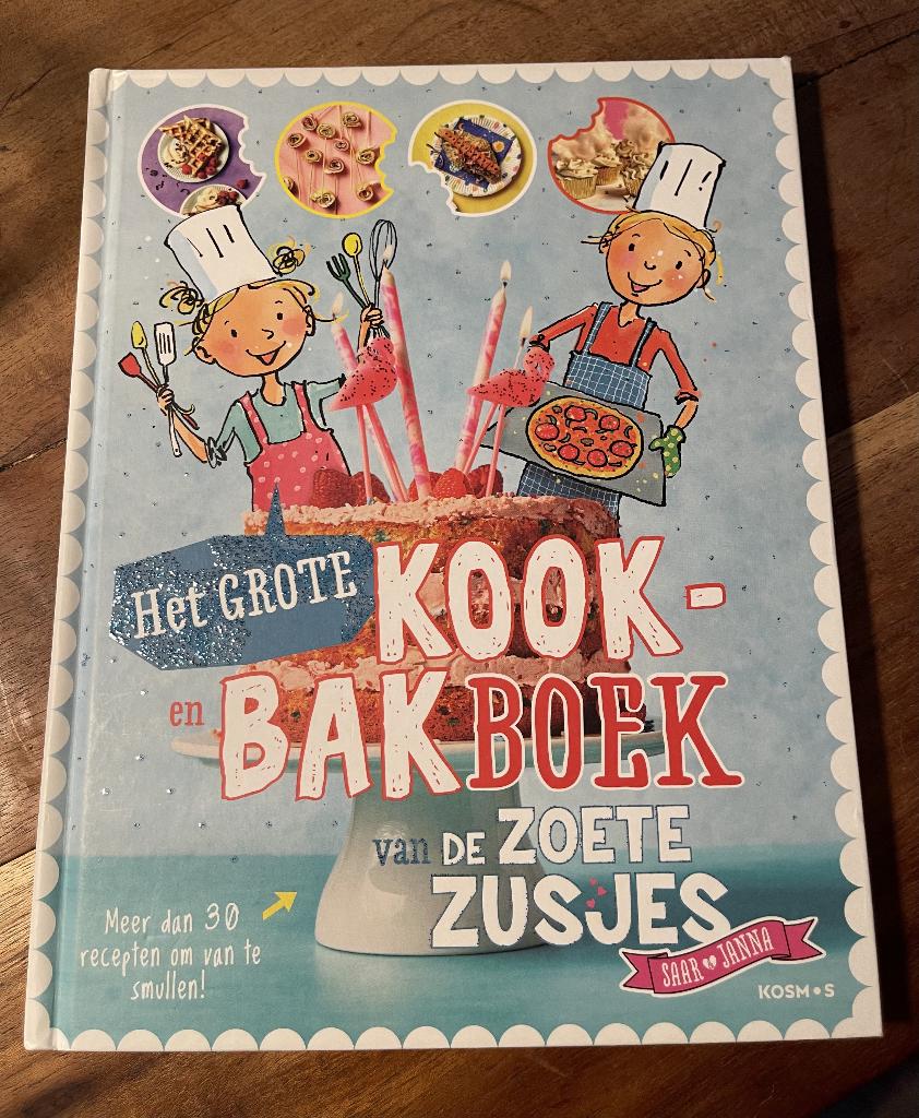Kinderkookboek van de zoete zusjes, Ophalen, Fictie algemeen, Zo goed als nieuw, Hanneke de Zoete